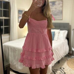 Pink dress